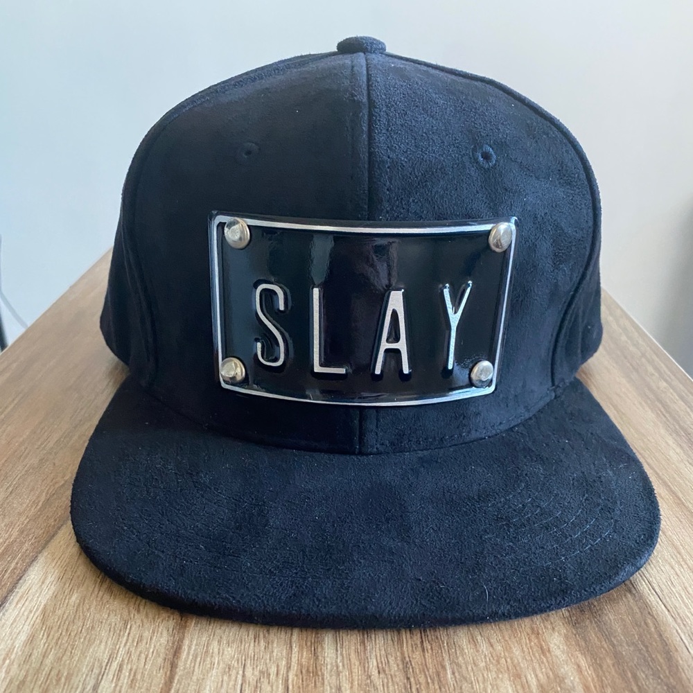 New black trucker hat from Andrew Christian 🌈